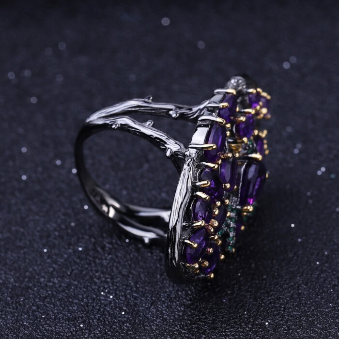 Sambia Amethyst Silberring