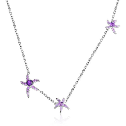 Choker Kette mit Amethyst