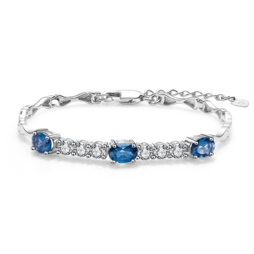 Armband Damen mit London Blue Topas