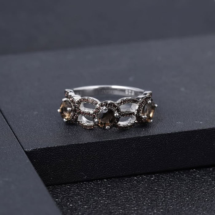 Rauchquarz Schmuck Ring