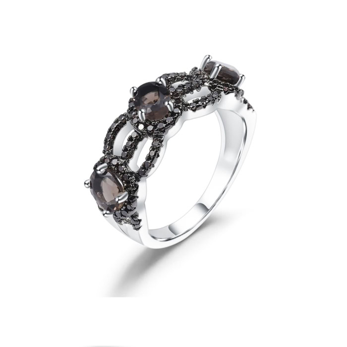 Rauchquarz Schmuck Ring