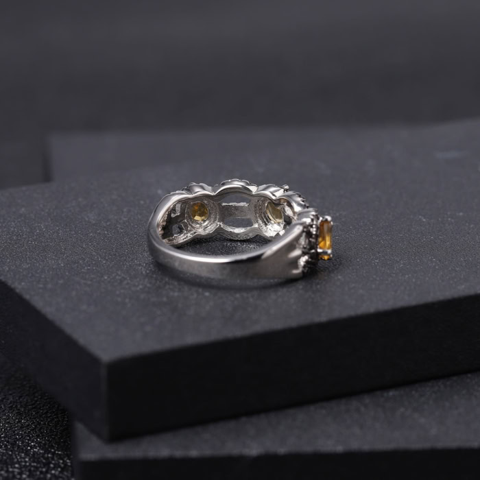 Schmuck Ring mit Citrin