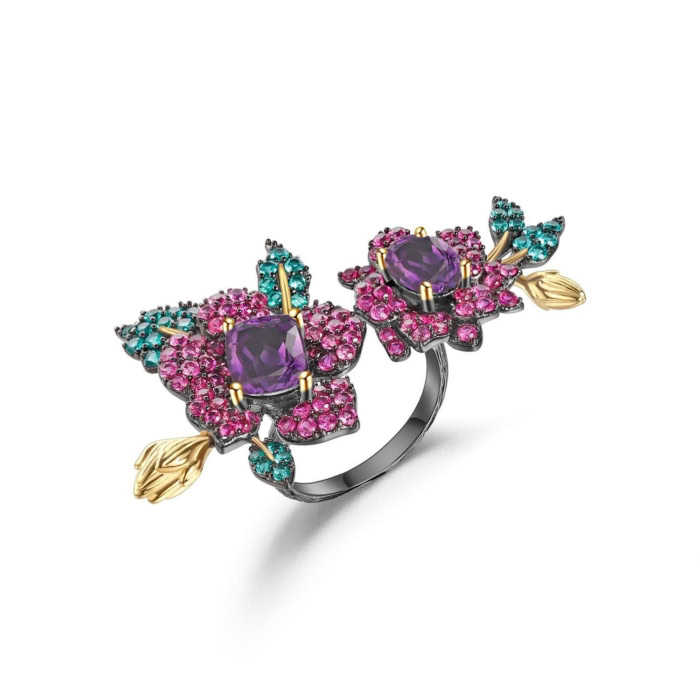 Amethyst Ring Blume