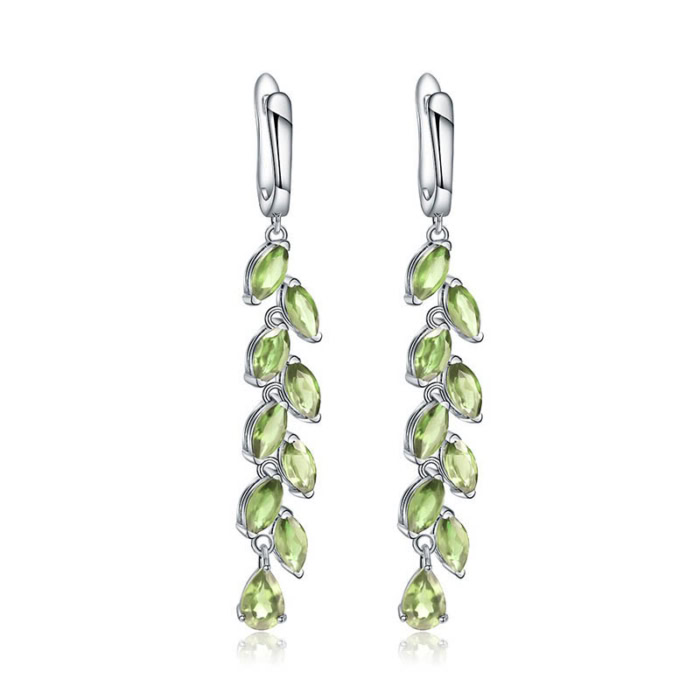 Braut Ohrringe mit Peridot